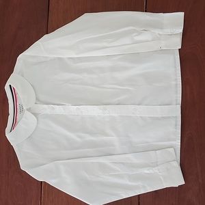 Uniform Long Sleeve White Button Down